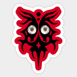 Tribal Eyes Sticker